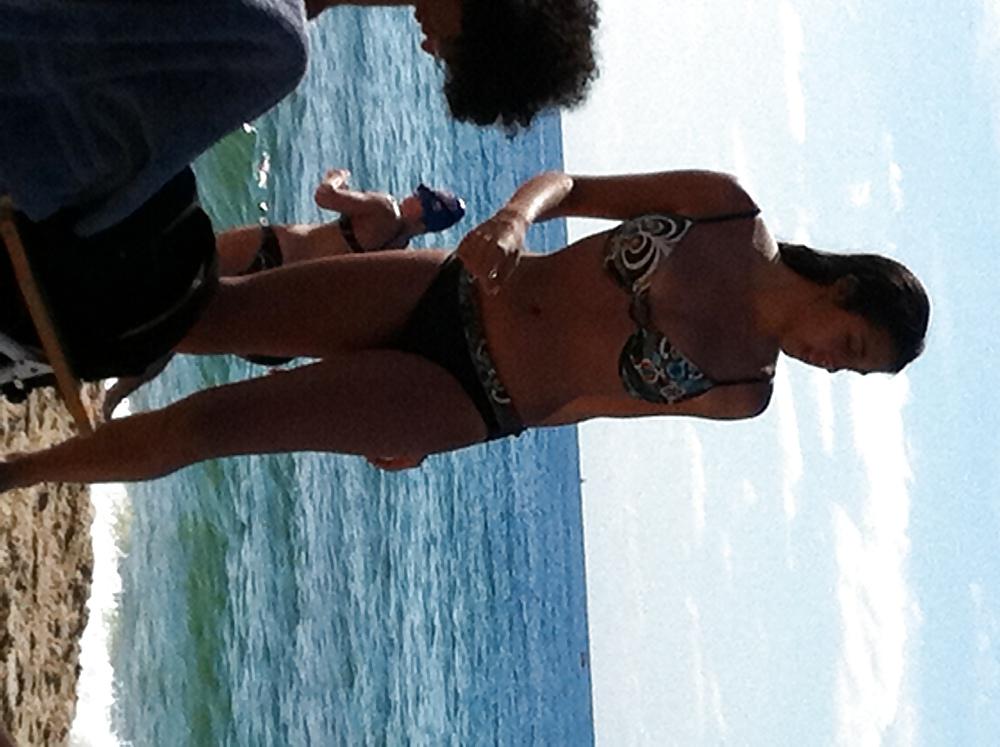 10P Jewish Girl on a beach