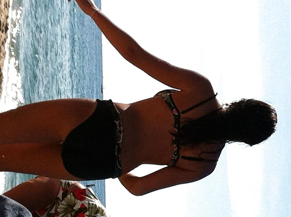 10P Jewish Girl on a beach