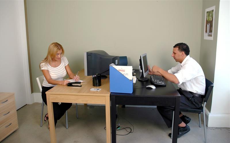 15P Blonde Secretary Rides Cock For A Raise