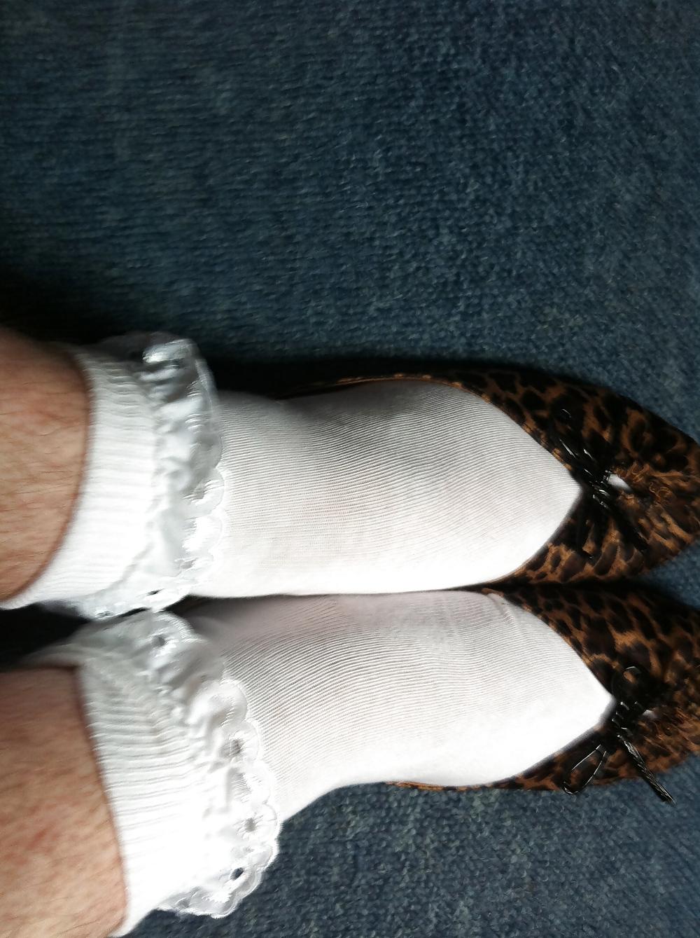 4P Sissy schoolgirl socks