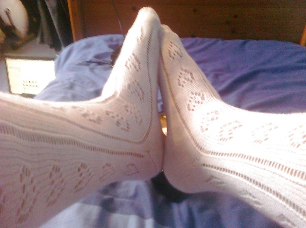 4P Sissy schoolgirl socks
