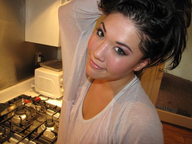 12P Sexy pornstar Justice Young up close and personal
