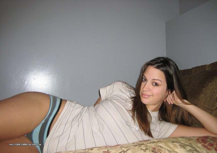 12P Big breasted brunette teasing and seducing