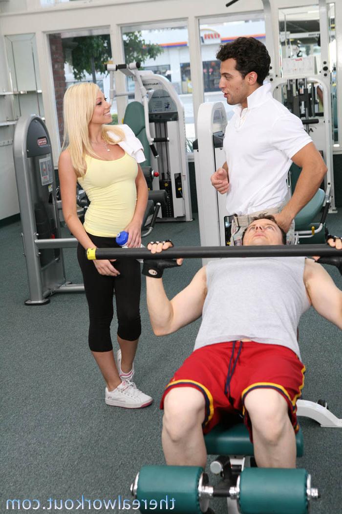 18P Blonde hottie Gets A Hard Cock After A Workout