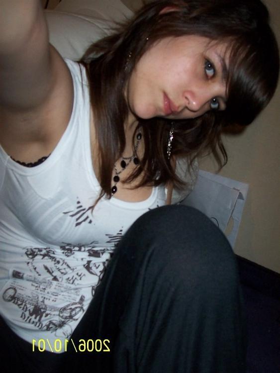 15P Gorgeous blonde teen with small tits posing on camera naked