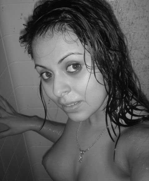 15P Gorgeous cute teen with big tits posing on camera