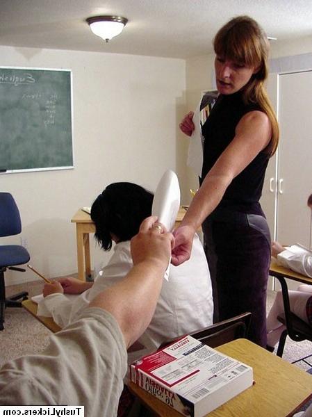 16P Bad schoolgirl spanked by her teacher