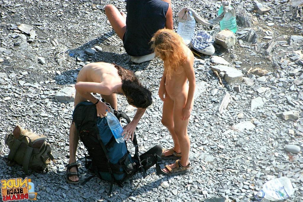 15P Shameless nudists anjoying sun and sex on the beach