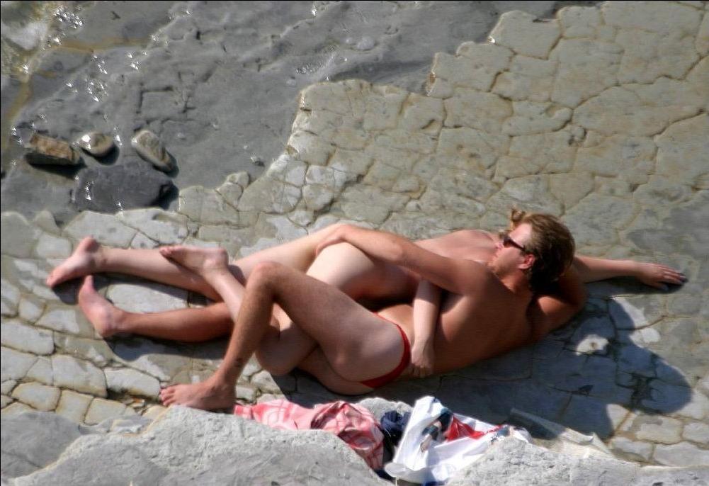 15P Watch these smooth nudists play at a public beach