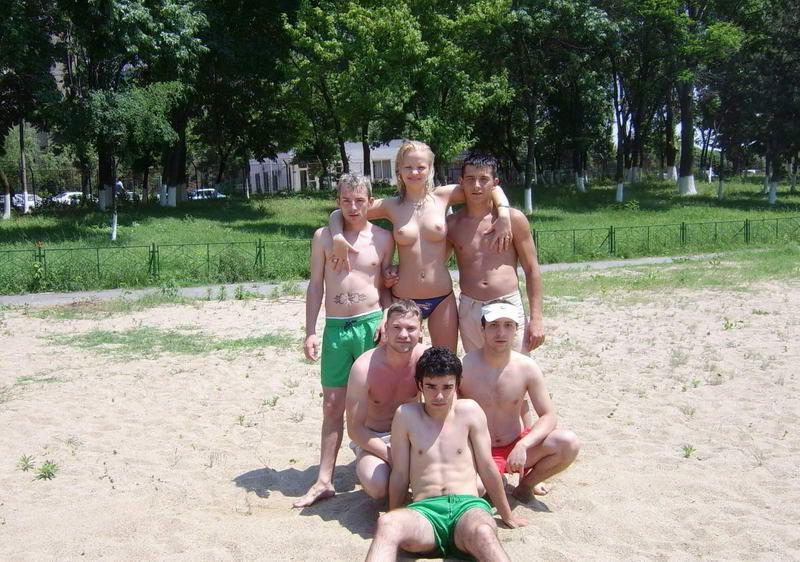 15P Watch these smooth nudists play at a public beach