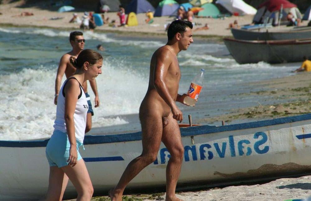 15P Nudist teen friends frolic around at a nude beach