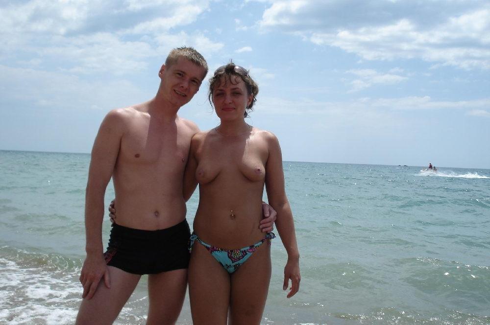 15P Public beach just got hotter with a teen nudist