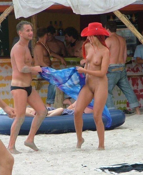 15P Public beach just got hotter with a teen nudist