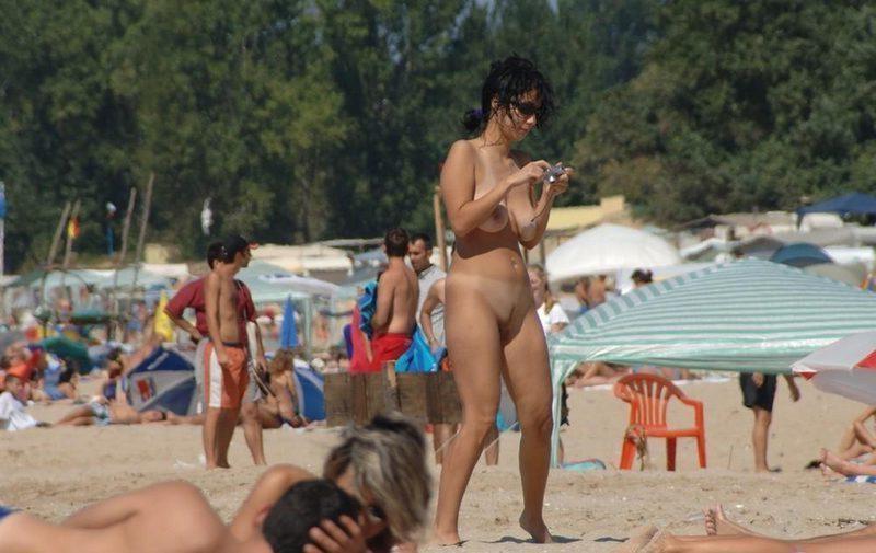15P Public beach just got hotter with a teen nudist