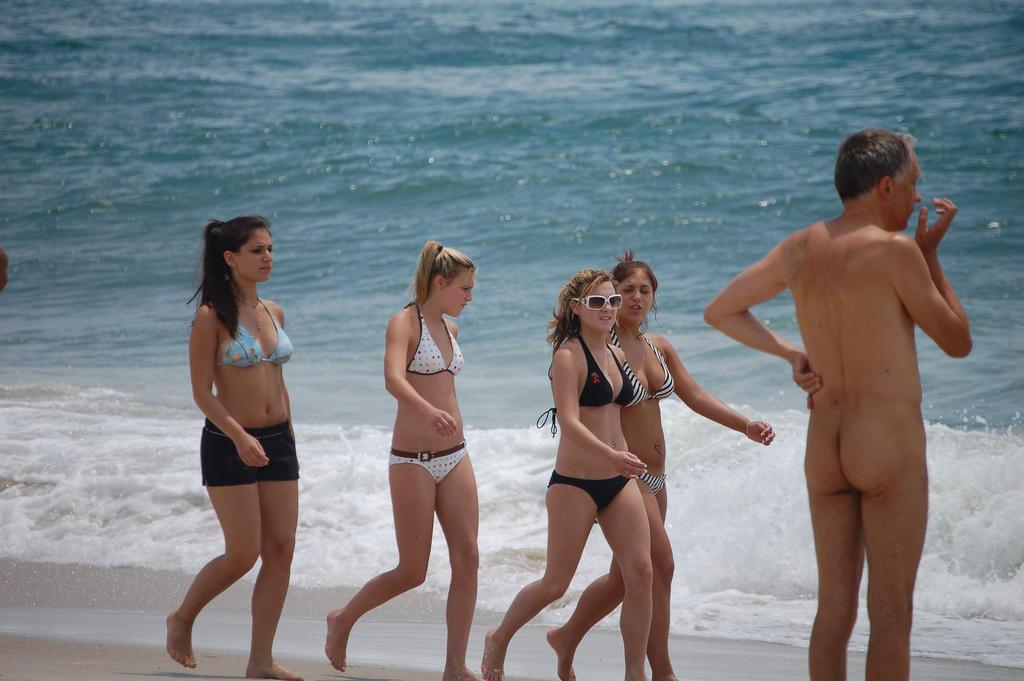 15P Public beach just got hotter with a teen nudist
