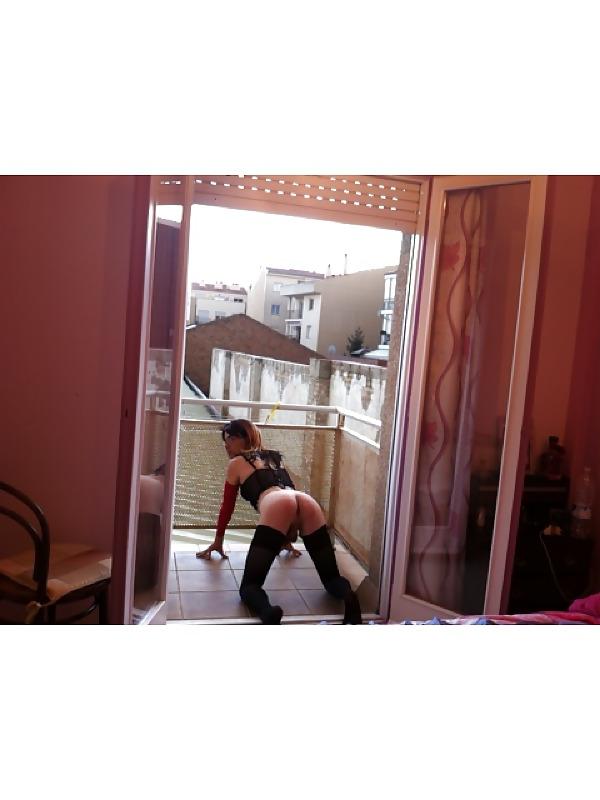 25P Nude in the window 