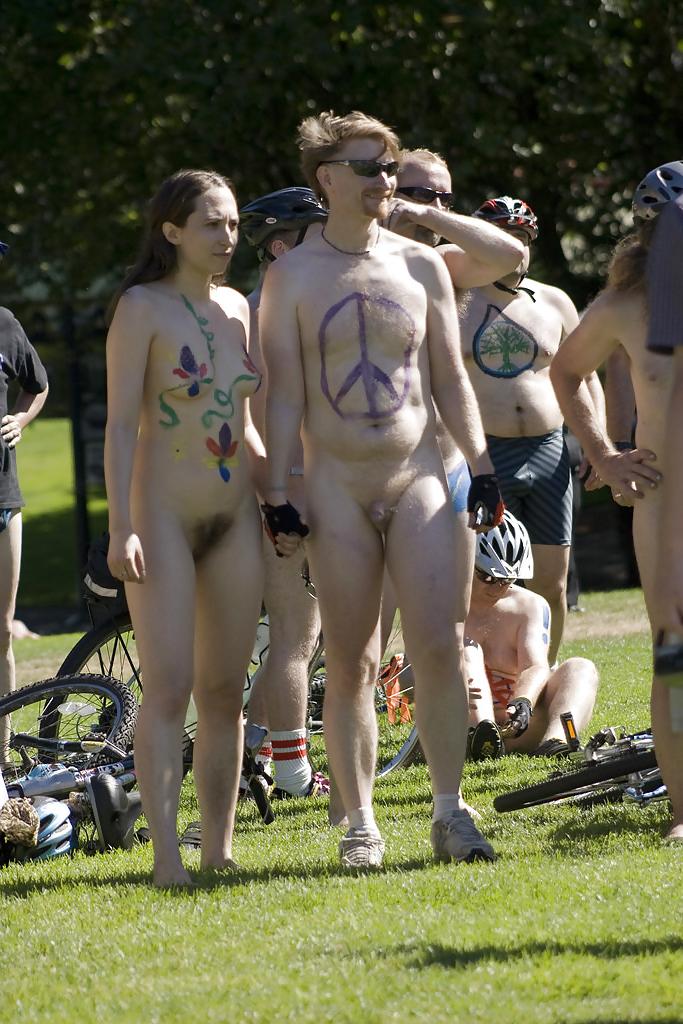 25P Naked bike protest