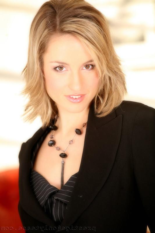 16P Prestige at OnlyTease with Melanie in a stunning black secretary outfit lovely l