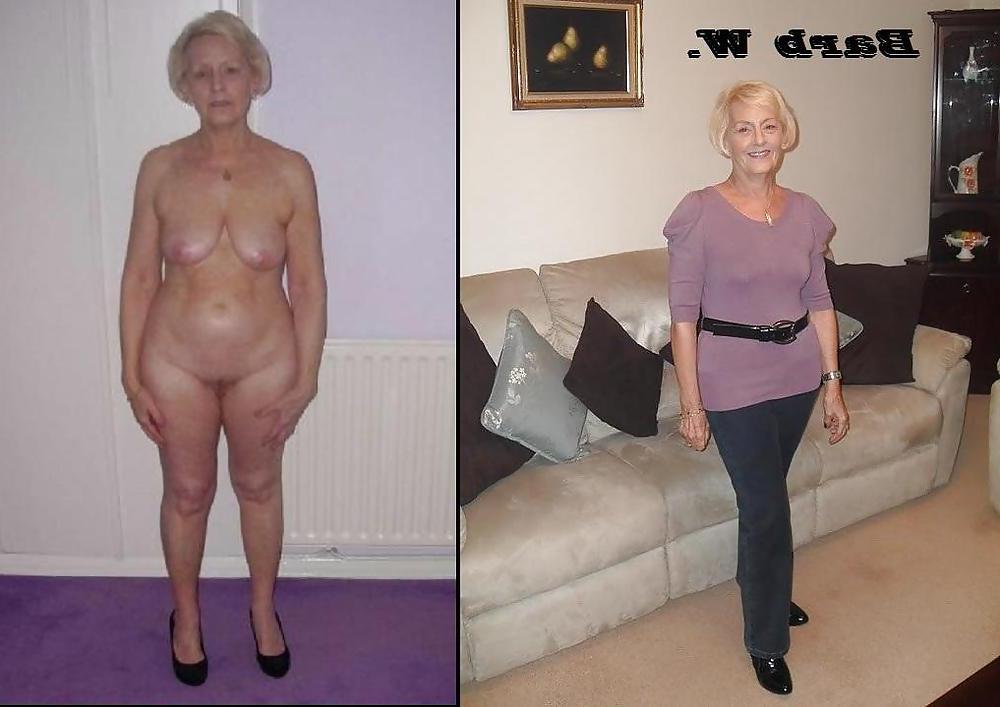 25P Dressed and undressed mature milf