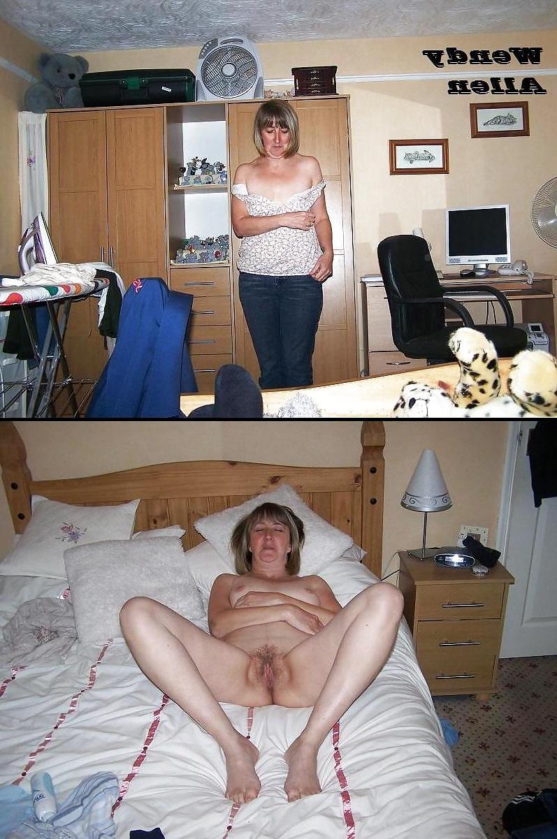 25P Dressed and undressed mature milf