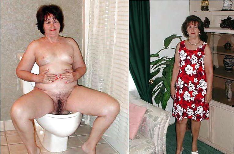 25P Dressed and undressed mature milf