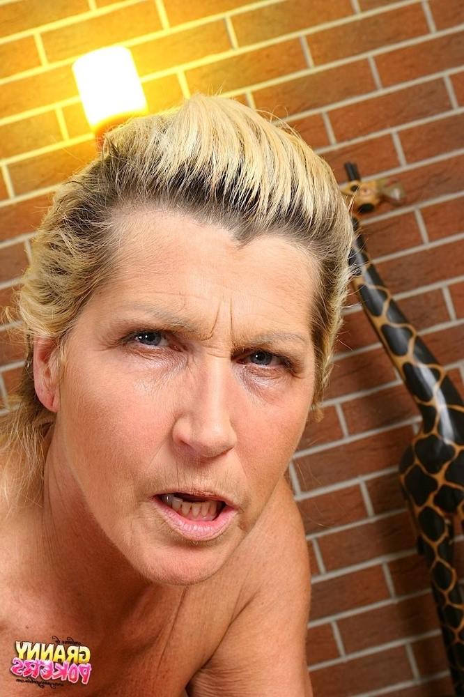 15P Big titted old granny get her hairy mature pussy fucked good