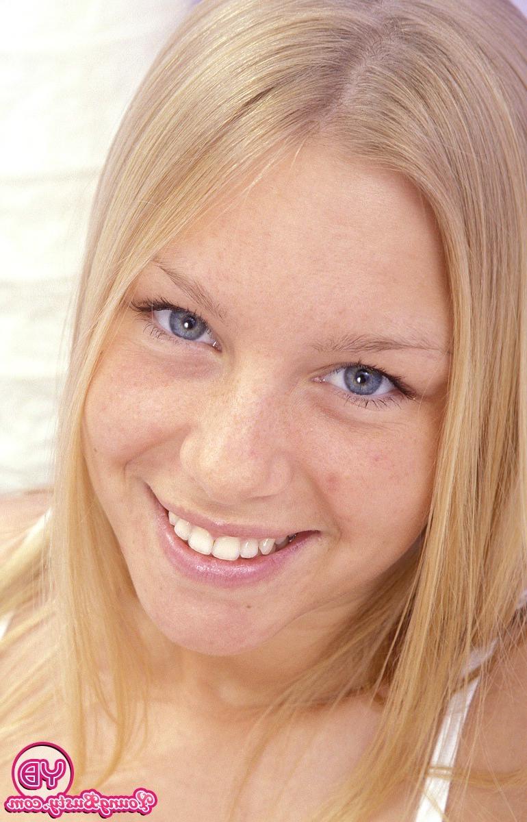12P Sweet blonde girl has enormous breasts and blonde furr
