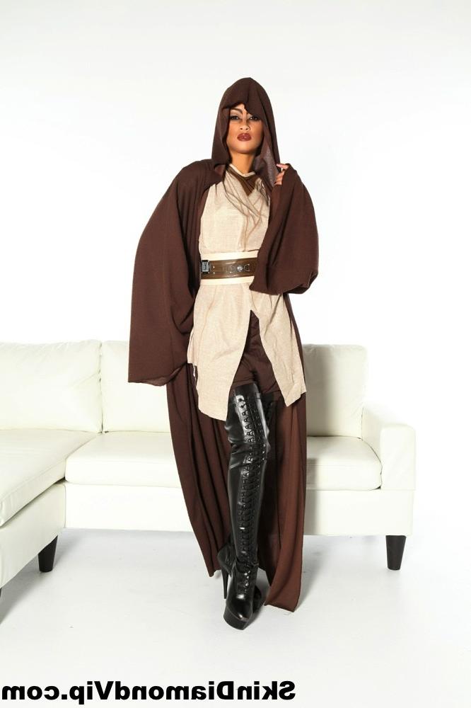 15P Lesbian Jedi Skin Diamond Strips Naked
