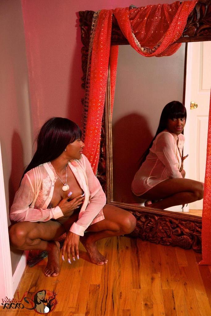 12P Irresistible black tgirl Natalia Coxxx seducing with her beauty