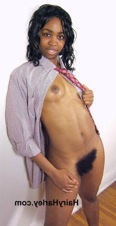 15P hairiest black college coed