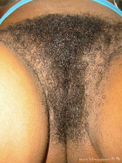 15P Extremely hairy black woman