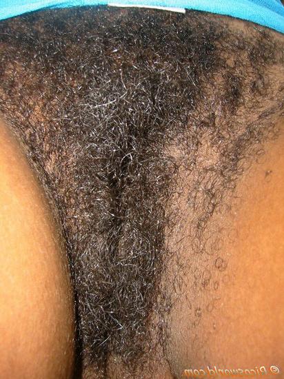 15P Extremely hairy black woman