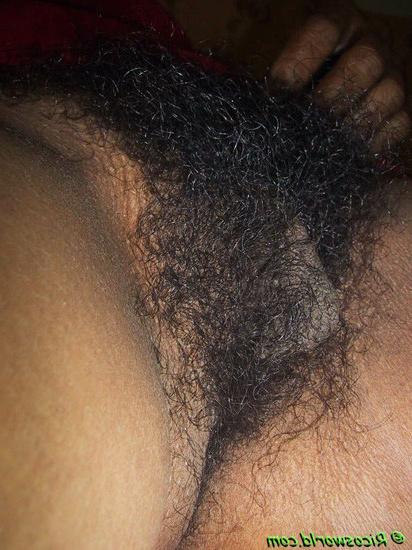 15P Very hairy black woman