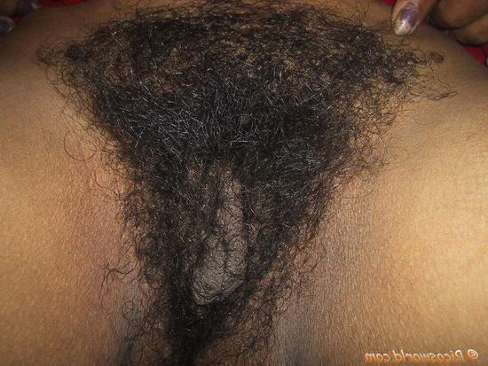 15P Very hairy black woman