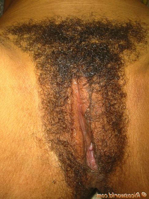 15P Massively hairy  bush on this black chick