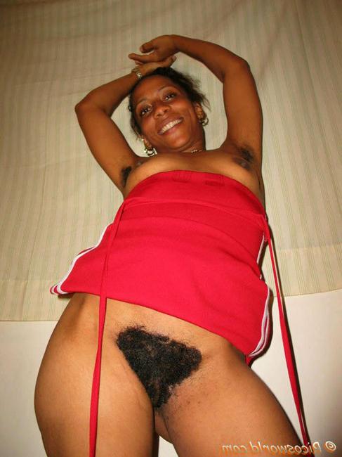 15P Massively hairy  bush on this black chick