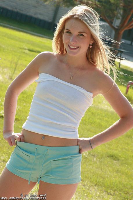 15P Naughty little Jewel shows her pussy on the playground