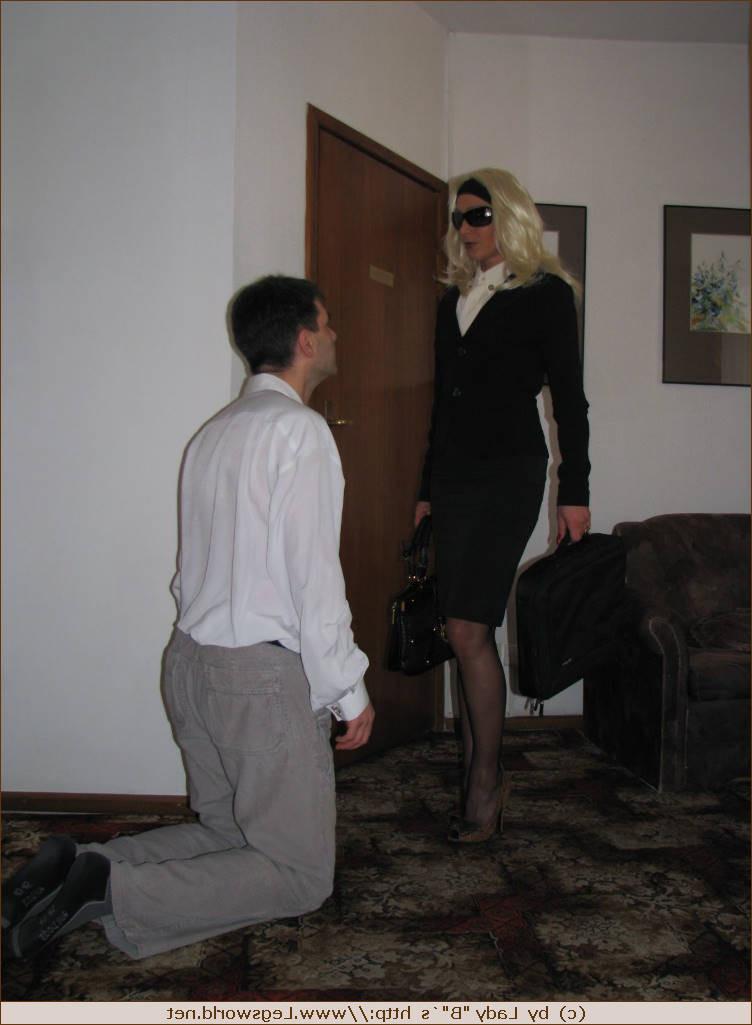 12P German Ewa gets her stockinged feet worshiped