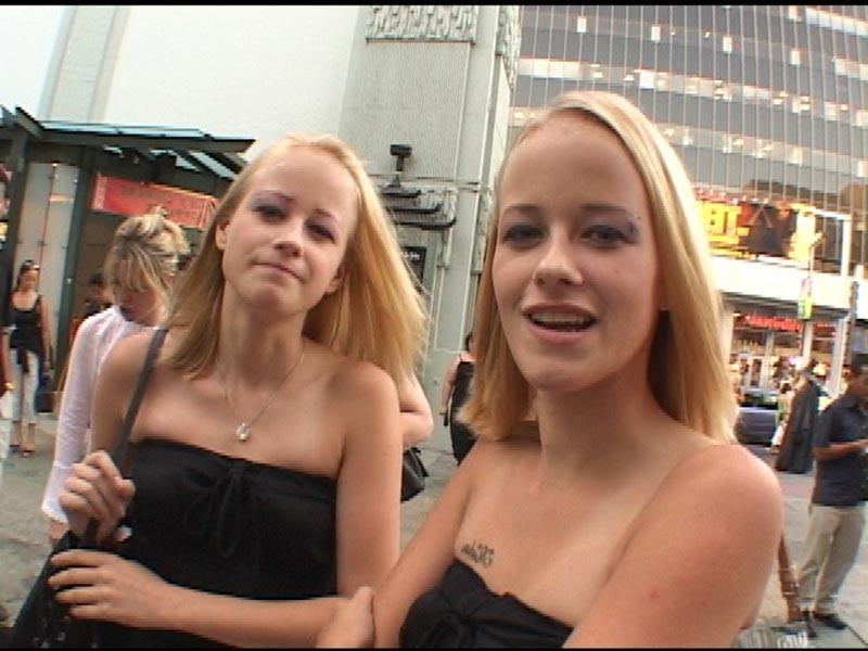 16P Hot petite blonde young twins hard foursome fucking