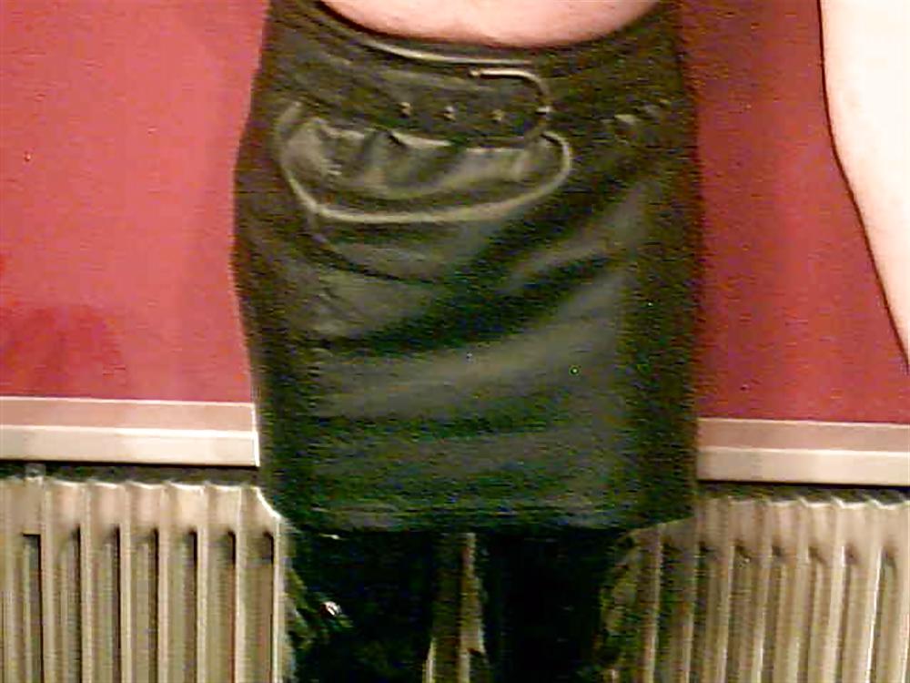 5P New leather skirt