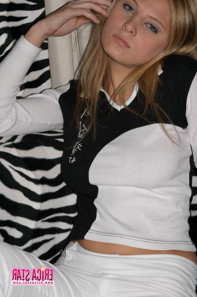 15P Erica Star in white pants
