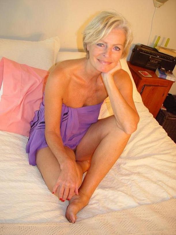 17P Small Titted Blonde Milf Spreading Her Hairy Pussy