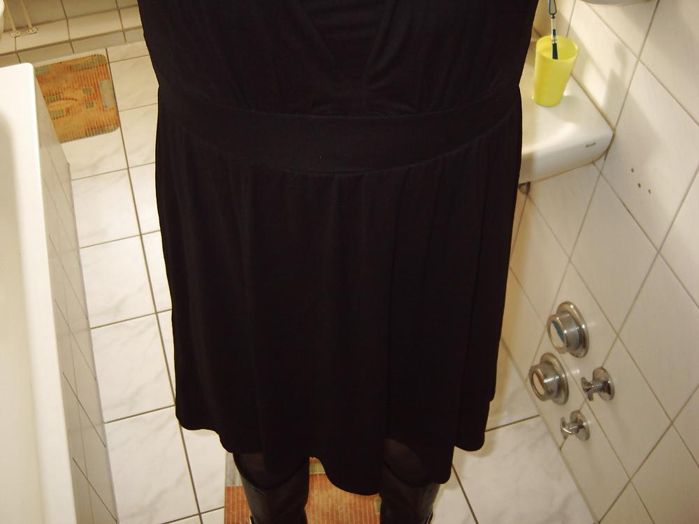 14P Nylon , Leggings , Black High Heels