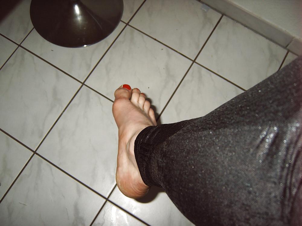 14P Nylon , Leggings , Black High Heels