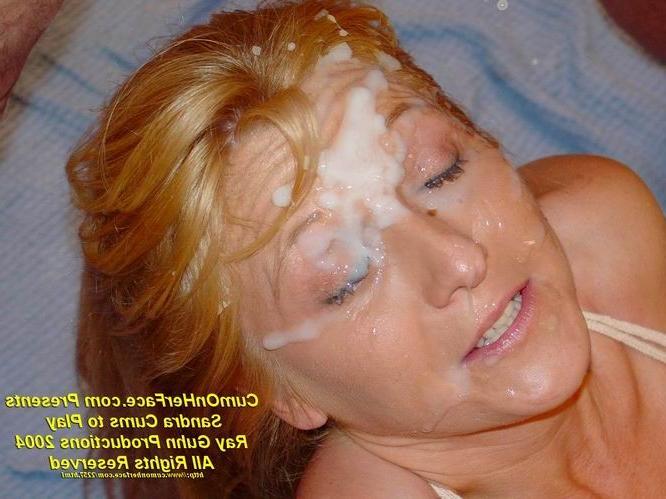 16P Blonde girl gangbang and messy facial