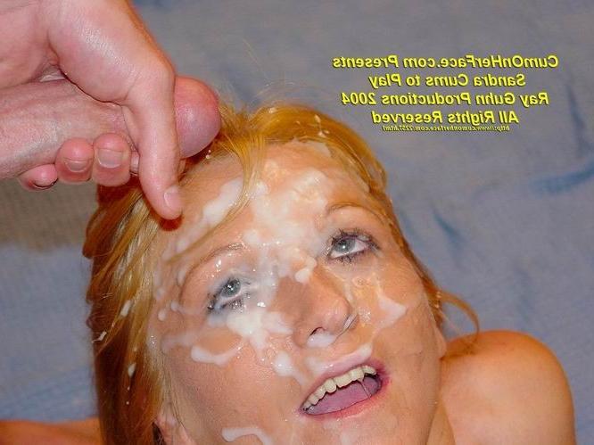 16P Blonde girl gangbang and messy facial