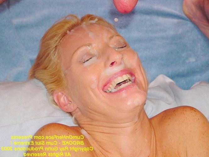 16P Blonde girl gangbang and cumshot