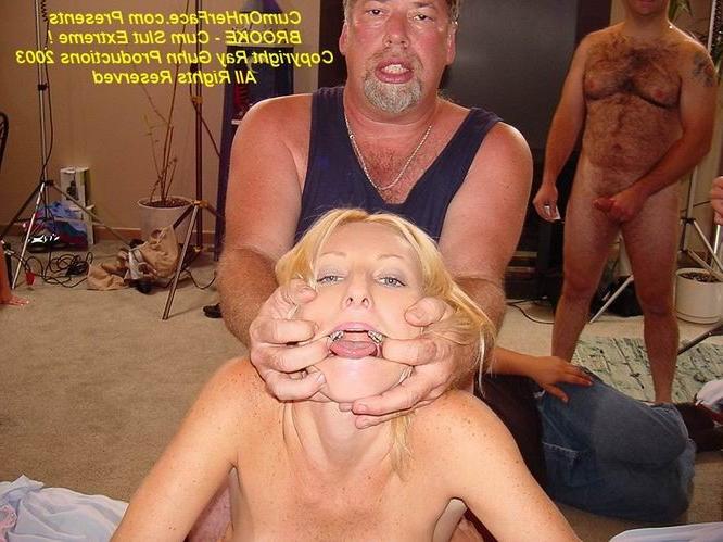 16P Blonde girl gangbang and cumshot