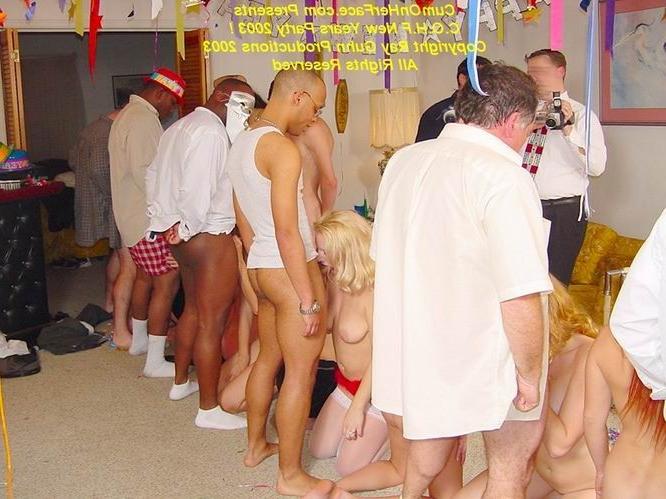 16P Blonde girl gangbang and messy facial