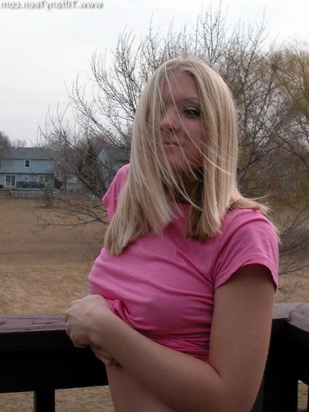 14P Young Sexy Blonde Teen Girl Posing Softcore